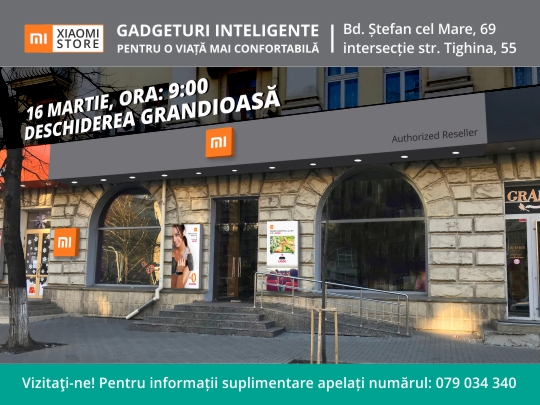 Deschiderea magazinului Xiaomi în Chișinău - un eveniment grandios!